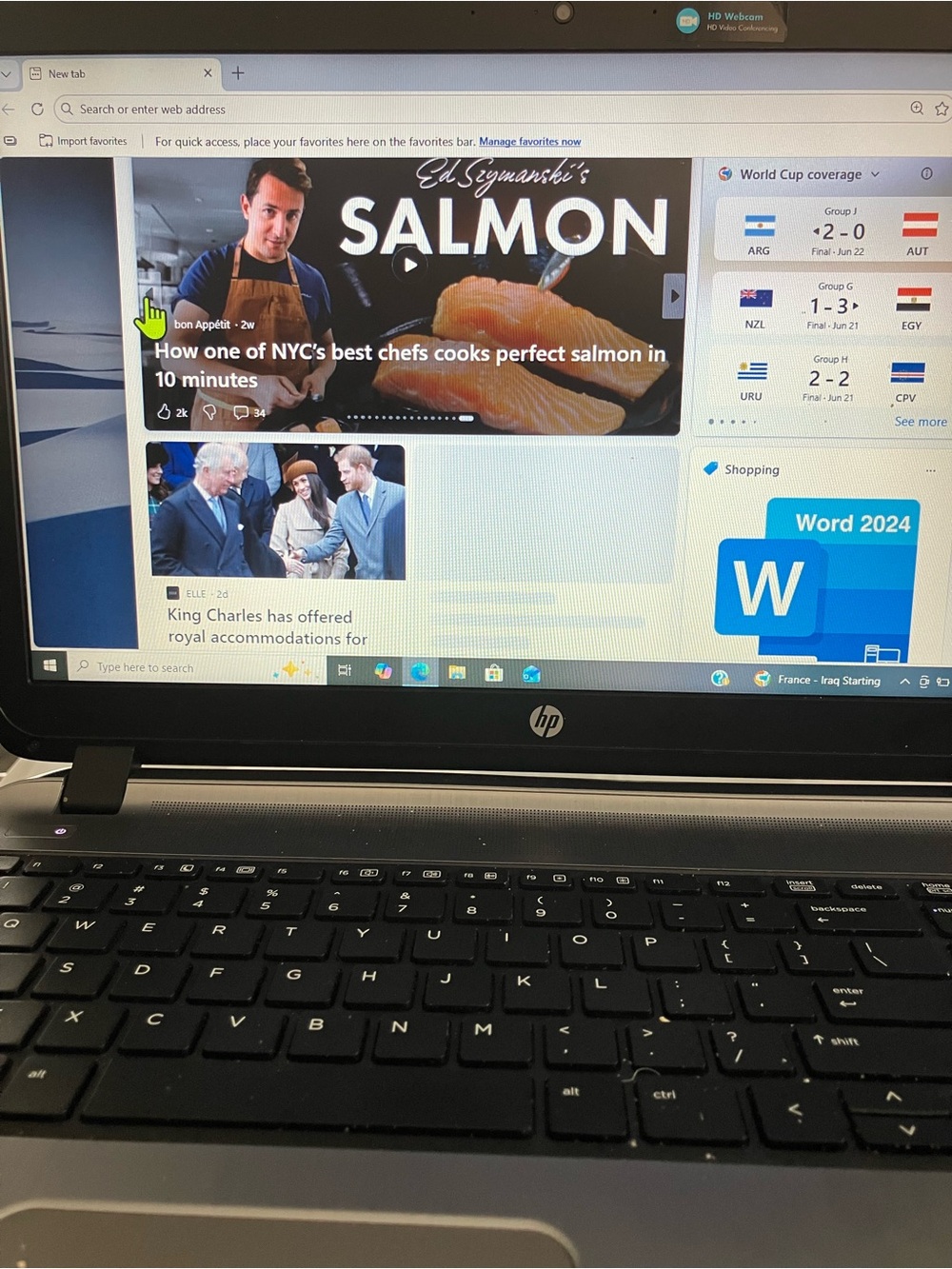 HP ProBook 450 G2 15.6" Laptop | 8GB RAM | 250GB | (Nice Fast Black) Win 10 Pro